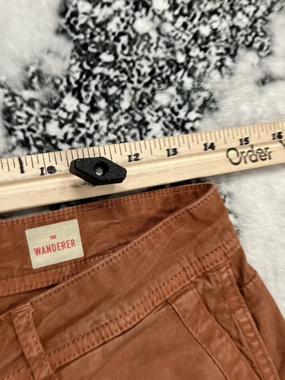 Anthropologie Pilcro "The Wanderer" Utility Pants – Rust/Terracotta, Size 27 - Picture 10 of 11